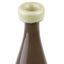 Brown Slim Curve Vase With 2 Tones Flip Lip H-16" D-1.5" (Wholesale 6 Pcs Per Case) 5 Brown Slim Curve Vase With 2 Tones Flip Lip H-16" D-1.5" (Wholesale 6 Pcs Per Case) -Home Decoration Discount brown slim decorative vase dg0167br 02 1000