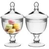 Case Of 12 - Glass Candy Buffet Apothecary Jar, H:9.5" D-4.75"