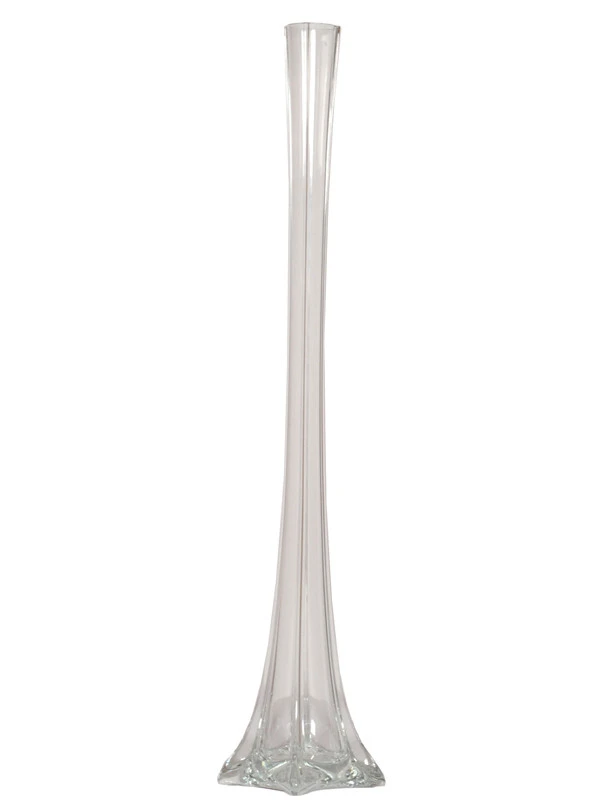 28" Glass Eiffel Tower Vases 2 28" Glass Eiffel Tower Vases - Image 2