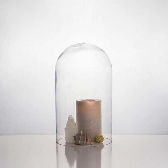 Glass Cloche Display Dome, H-14" D-8" (Wholesale 4 PCS/Case) 4 Glass Cloche Display Dome, H-14" D-8" (Wholesale 4 PCS/Case) - Image 4