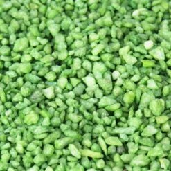 Green Crushed Gravel, Pebbles Stones, 0.07” – 0.2”, 24 Lbs 6 Green Crushed Gravel, Pebbles Stones, 0.07” – 0.2”, 24 Lbs -Home Decoration Discount crushed rocks vase fillers vfcs001g 2