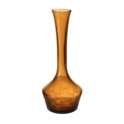 Decorative Amber Gold Glass Vase 14.5" (Wholesale 6 Pcs Per Case)