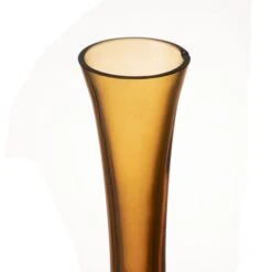 Decorative Amber Gold Glass Vase 14.5" (Wholesale 6 Pcs Per Case) -Home Decoration Discount dg0133am top 1000