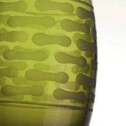 Decorative Olive Green Glass Vase H-14.5" D-1.5" (Wholesale 6 Pcs Per Case) -Home Decoration Discount dg0134og surface 1000