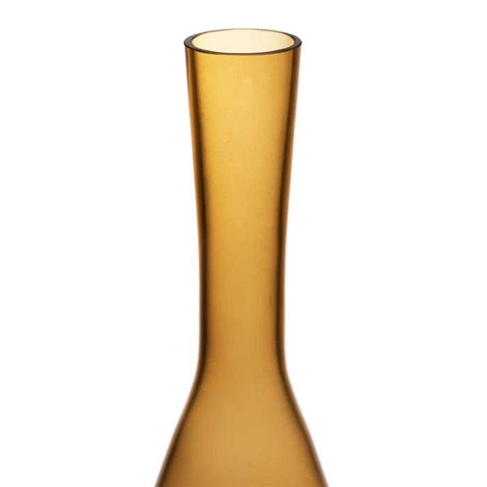 Amber Gold Decorative Bottle Glass Vase H-15" D-1.75" (Wholesale 6 Pcs Per Case) 3 Amber Gold Decorative Bottle Glass Vase H-15" D-1.75" (Wholesale 6 Pcs Per Case) - Image 3