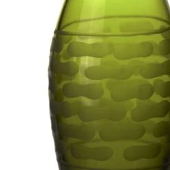 Olive Green Decorative Bottle Glass Vase H-15" D-1.75" (Wholesale 6 Pcs Per Case) -Home Decoration Discount dg0136og surface 1000