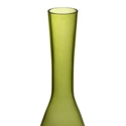 Olive Green Decorative Bottle Glass Vase H-15" D-1.75" (Wholesale 6 Pcs Per Case) -Home Decoration Discount dg0136og top 1000