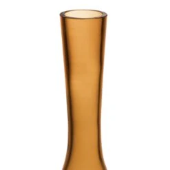 Decorative Amber Gold Glass Vase H-13" D-1.5" (Wholesale 12 Pcs Per Case) -Home Decoration Discount dg0137am top 1000