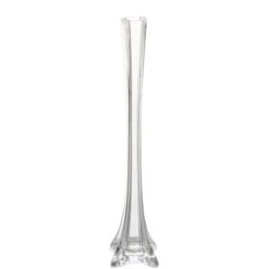 Glass Tower Vase, H-24" D-1.5" (Wholesale 6 PCS/Case)
