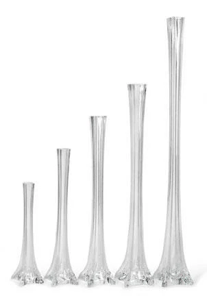 16" Glass Eiffel Tower Vases 5 16" Glass Eiffel Tower Vases - Image 5