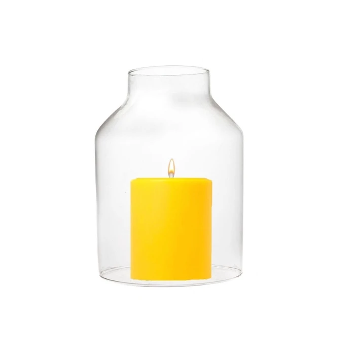 24 Pcs Glass Hurricane Chimney H-8" D-5.75" Lamp Shades Open Ended Cover 1 24 Pcs Glass Hurricane Chimney H-8" D-5.75" Lamp Shades Open Ended Cover