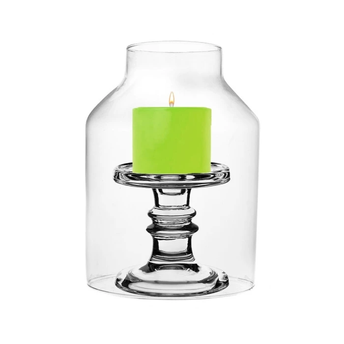 24 Pcs Glass Hurricane Chimney H-8" D-5.75" Lamp Shades Open Ended Cover 4 24 Pcs Glass Hurricane Chimney H-8" D-5.75" Lamp Shades Open Ended Cover - Image 4