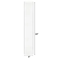Glass Hurricane Candle Holder Shade Chimney Tube, H-14" - 24" D-4" (Wholesale 12 PCS/Case) 16 Glass Hurricane Candle Holder Shade Chimney Tube, H-14" - 24" D-4" (Wholesale 12 PCS/Case) -Home Decoration Discount gch04024 dim 1000 2