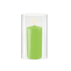Case Of 12 - Glass Hurricane Candle Holder Shade Chimney Tube, H-8" D-4.75" -Home Decoration Discount gch05008 candle 1000 71841.1663200809.1280.1280