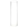 Case Of 4 - Glass Hurricane Candle Holder Shade Chimney Tube, H-18" D-6"