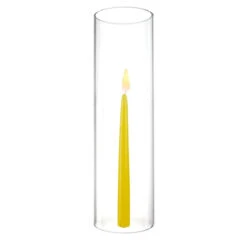 Case Of 4 - Glass Hurricane Candle Holder Shade Chimney Tube, H-18" D-6" -Home Decoration Discount gch06018 candle 1000 1 05448.1663215549.1280.1280