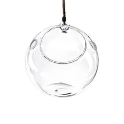 Case Of 24 - Glass Hanging Orb Plant Terrarium Tealight Candle Holder, H-5.5" D-5" -Home Decoration Discount gch101 05 02