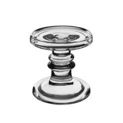 Classic Glass Dual Use Pillar Taper Candle Holder, H-4.5" W-4.5" (Wholesale 12 PCS/Case) 14 Classic Glass Dual Use Pillar Taper Candle Holder, H-4.5" W-4.5" (Wholesale 12 PCS/Case) -Home Decoration Discount gch203 05 details 01