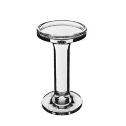 Modern Glass Dual Use Pillar Taper Candle Holder, H-6.25" W-3" (Wholesale 12 PCS/Case) -Home Decoration Discount gch204 07 details 01 1