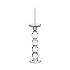 Bubble Glass Dual Use Pillar Taper Candle Holder, H-11.25" W-3.5" (Wholesale 8 PCS/Case) -Home Decoration Discount gch205 12 details 08 1