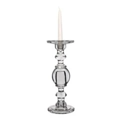 Baluster Glass Dual Use Pillar Taper Candle Holder, H-11.5" W-4.5" (Wholesale 6 PCS/Case) 14 Baluster Glass Dual Use Pillar Taper Candle Holder, H-11.5" W-4.5" (Wholesale 6 PCS/Case) -Home Decoration Discount gch206 12 details 06