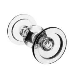 Set Of 3 Baluster Glass Dual Use Pillar Taper Candle Holders, H-7.5" H-9.5" H-11.5" (Wholesale 2 SETS/Case) -Home Decoration Discount gch206 12s3 details 02