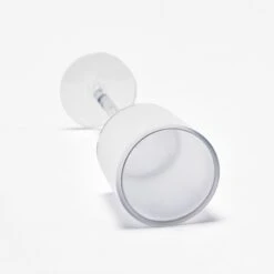 Case Of 36 - White Glass Long Stem Candle Holder, H-9" D-2" -Home Decoration Discount gch332wt 04