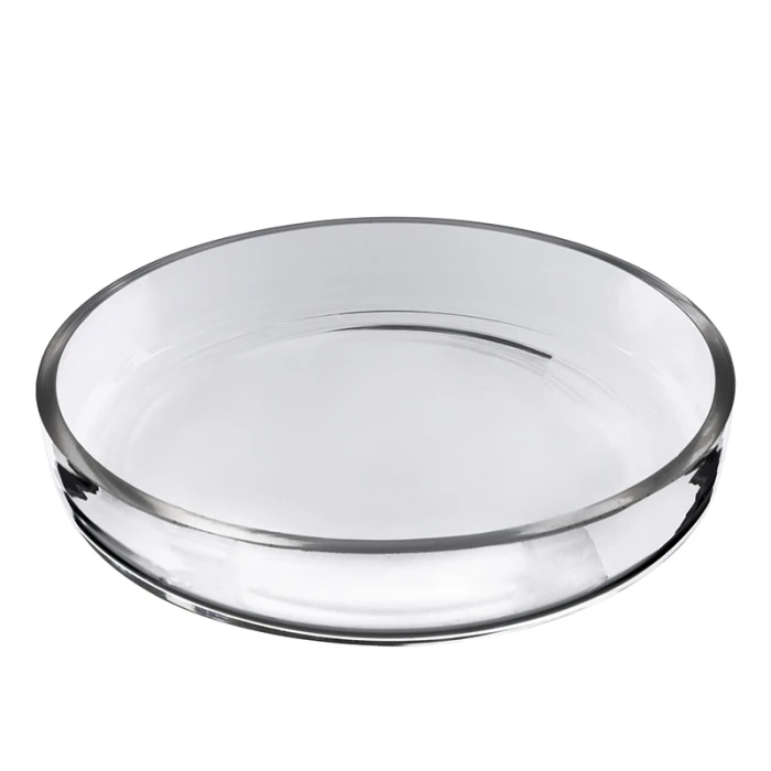 Glass Bell Dome Cloche With Glass Tray Base, H-8.5" D-10" (Wholesale 4 PCS/Case) 4 Glass Bell Dome Cloche With Glass Tray Base, H-8.5" D-10" (Wholesale 4 PCS/Case) - Image 4