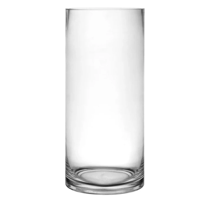 Glass Cylinder Vase Set Of 3. H-9", 12", 14" D-4" (Pack Of 12 Sets - 36 Pcs) 4 Glass Cylinder Vase Set Of 3. H-9", 12", 14" D-4" (Pack Of 12 Sets - 36 Pcs) - Image 4