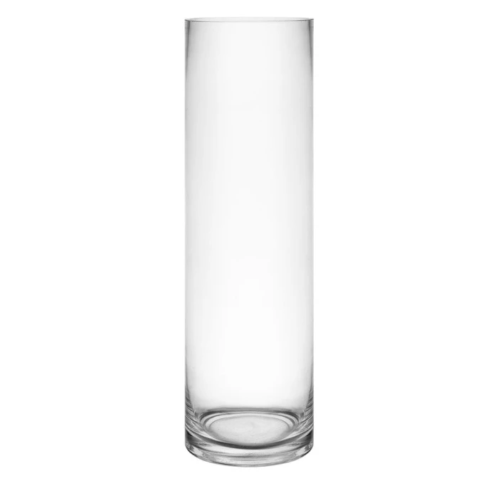 Glass Cylinder Vase, H-14" D-4" (Wholesale 6 PCS/Case) 3 Glass Cylinder Vase, H-14" D-4" (Wholesale 6 PCS/Case) - Image 3