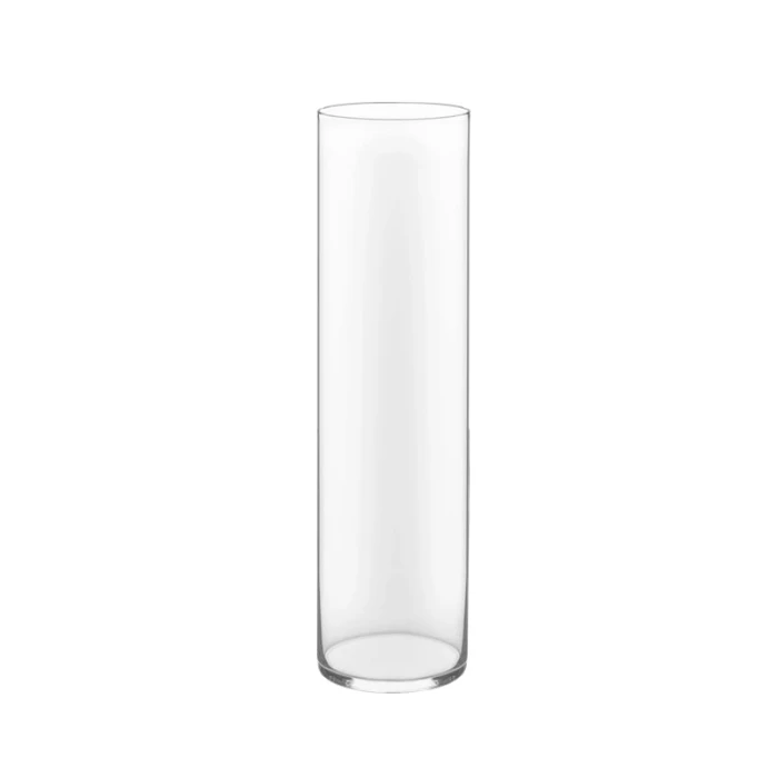 Glass Cylinder Vase, H-16" D-4" (Wholesale 6 PCS/Case) 3 Glass Cylinder Vase, H-16" D-4" (Wholesale 6 PCS/Case) - Image 3
