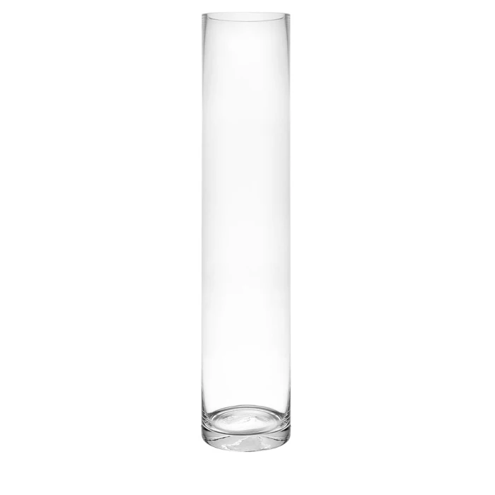 Glass Cylinder Vase, H-20" D-4" (Wholesale 6 PCS/Case) 3 Glass Cylinder Vase, H-20" D-4" (Wholesale 6 PCS/Case) - Image 3