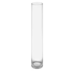 Glass Cylinder Vase, H-24" D-4" (Wholesale 6 PCS/Case) -Home Decoration Discount gcy010 24 1000 1 1 1