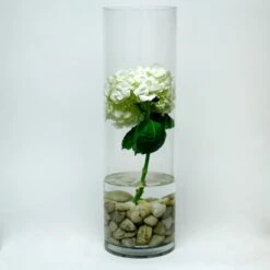 Glass Cylinder Vase, H-20" D-6" (Wholesale 4 PCS/Case) 9 Glass Cylinder Vase, H-20" D-6" (Wholesale 4 PCS/Case) -Home Decoration Discount gcy022 20 2
