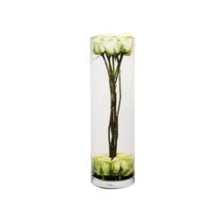 Glass Cylinder Vase, H-18" D-5" (Wholesale 6 PCS/Case) 7 Glass Cylinder Vase, H-18" D-5" (Wholesale 6 PCS/Case) -Home Decoration Discount gcy055 18 1 2