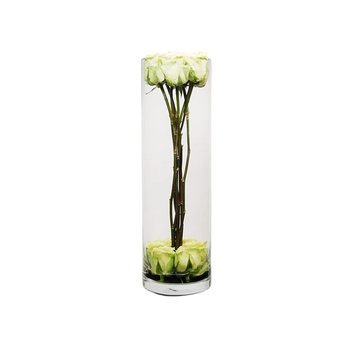 Glass Cylinder Vase, H-18" D-5" (Wholesale 6 PCS/Case) 4 Glass Cylinder Vase, H-18" D-5" (Wholesale 6 PCS/Case) - Image 4
