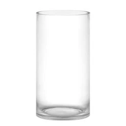 Case Of 4 - Glass Cylinder Vase, H-12" D-6" -Home Decoration Discount gcy122 12 1000 1 1