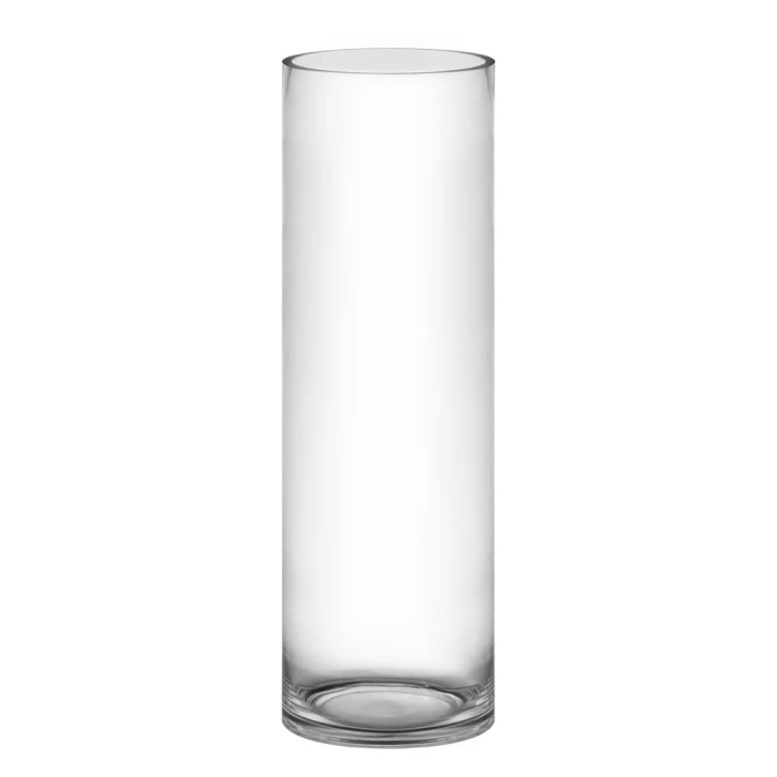 Glass Cylinder Vase, H-20" D-6" (Wholesale 4 PCS/Case) 3 Glass Cylinder Vase, H-20" D-6" (Wholesale 4 PCS/Case) - Image 3