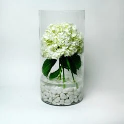 Glass Cylinder Vase, H-20" D-10" (Wholesale 2 PCS/Case) -Home Decoration Discount gcy152 3