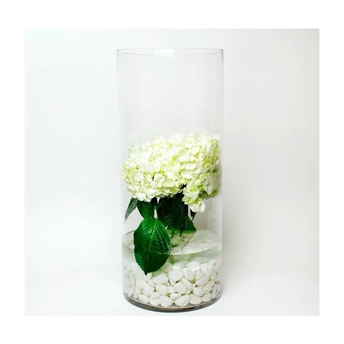 Glass Cylinder Vase, H-30" D-10" (Wholesale 2 PCS/Case) 4 Glass Cylinder Vase, H-30" D-10" (Wholesale 2 PCS/Case) - Image 4