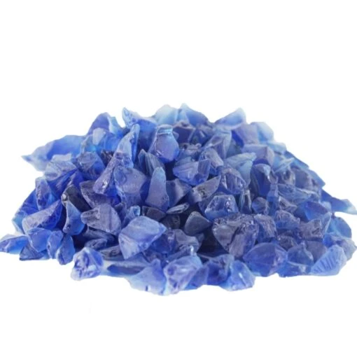 Frosted Blue Crushed Sea Glass Vase Filler, 1.5 Cups/LB (Wholesale 28 LBS/Case) 3 Frosted Blue Crushed Sea Glass Vase Filler, 1.5 Cups/LB (Wholesale 28 LBS/Case) -Home Decoration Discount ggm005fb.2000w