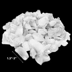 Frosted Clear Crushed Sea Glass Vase Filler, 1.5 Cups/LB (Wholesale 24 LBS/Case) 5 Frosted Clear Crushed Sea Glass Vase Filler, 1.5 Cups/LB (Wholesale 24 LBS/Case) -Home Decoration Discount ggm006f concept size