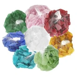 Frosted Light Yellow Flat Sea Glass Vase Filler, 1.5 Cups/LB (Wholesale 20 LBS/Case) -Home Decoration Discount ggm007 p y dg lg lb b bagss 1 5