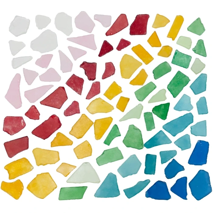 Frosted Clear Flat Sea Glass Vase Filler, 1.5 Cups/LB (Wholesale 20 LBS/Case) 6 Frosted Clear Flat Sea Glass Vase Filler, 1.5 Cups/LB (Wholesale 20 LBS/Case) - Image 6