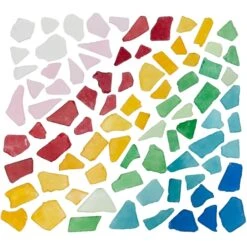 Frosted Clear Pink Sea Glass Vase Filler, 1.5 Cups/LB (Wholesale 20 LBS/Case) -Home Decoration Discount ggm007 p y dg lg lb b 8