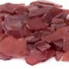 Frosted Red Flat Sea Glass Vase Filler, 1.5 Cups/LB (Wholesale 20 LBS/Case)