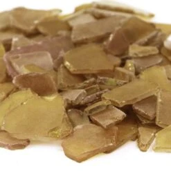 Frosted Orange Flat Sea Glass Vase Filler, 1.5 Cups/LB (Wholesale 20 LBS/Case)