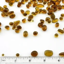 28 Lbs Aquarium Glass Tumbled Amber Gravels For Fish Tank Vase Fillers And Landscaping -Home Decoration Discount glass aquarium gravel beads ggm008am 3