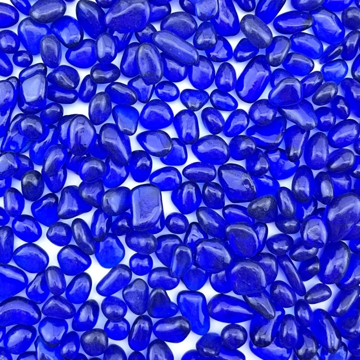 28 Lbs Aquarium Glass Tumbled Cobalt Blue Gravels For Fish Tank Vase Fillers And Landscaping 3 28 Lbs Aquarium Glass Tumbled Cobalt Blue Gravels For Fish Tank Vase Fillers And Landscaping - Image 3