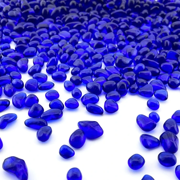 28 Lbs Aquarium Glass Tumbled Cobalt Blue Gravels For Fish Tank Vase Fillers And Landscaping 1 28 Lbs Aquarium Glass Tumbled Cobalt Blue Gravels For Fish Tank Vase Fillers And Landscaping